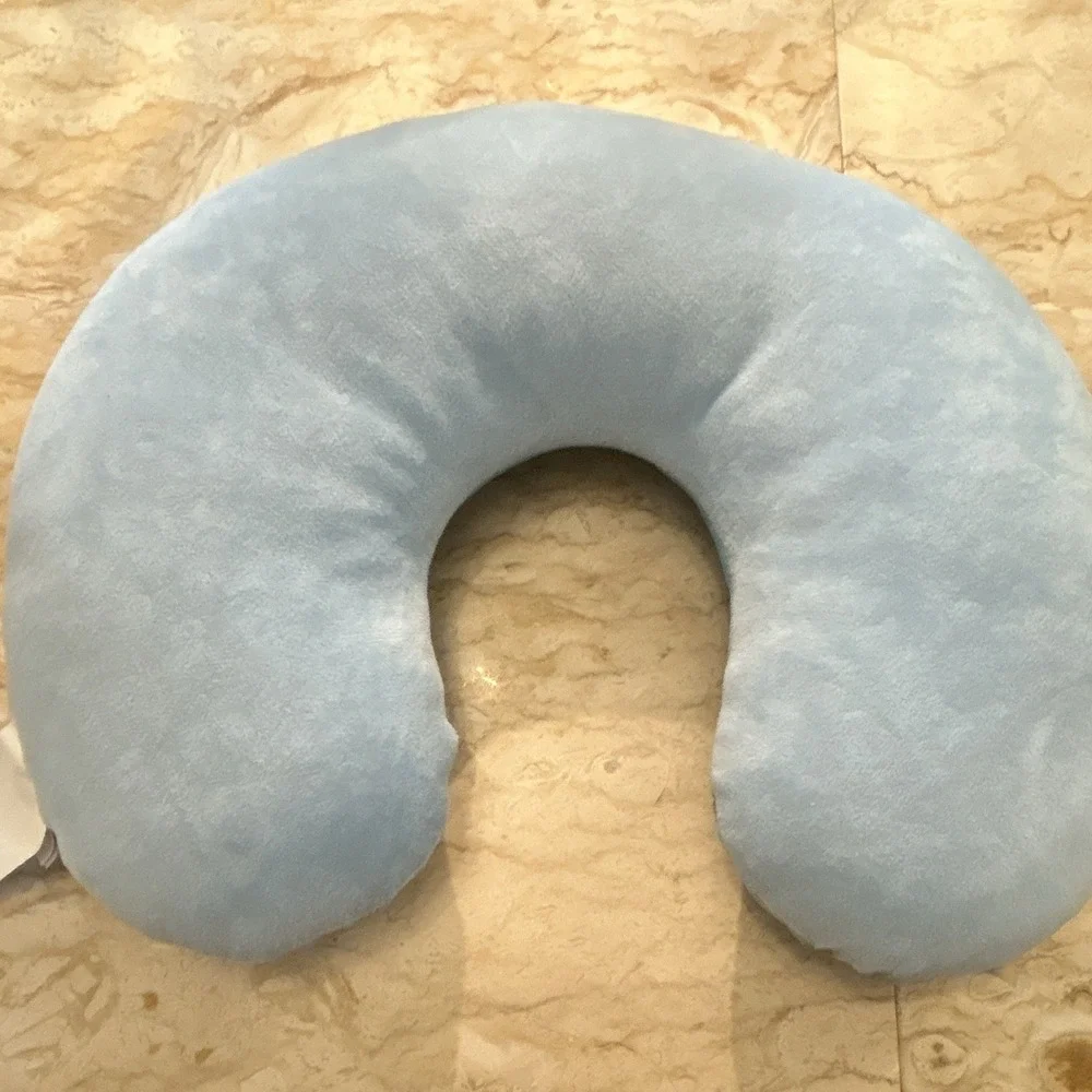 Disney Stitch Neck Travel Pillow U-Shaped Standard Foam, Blue